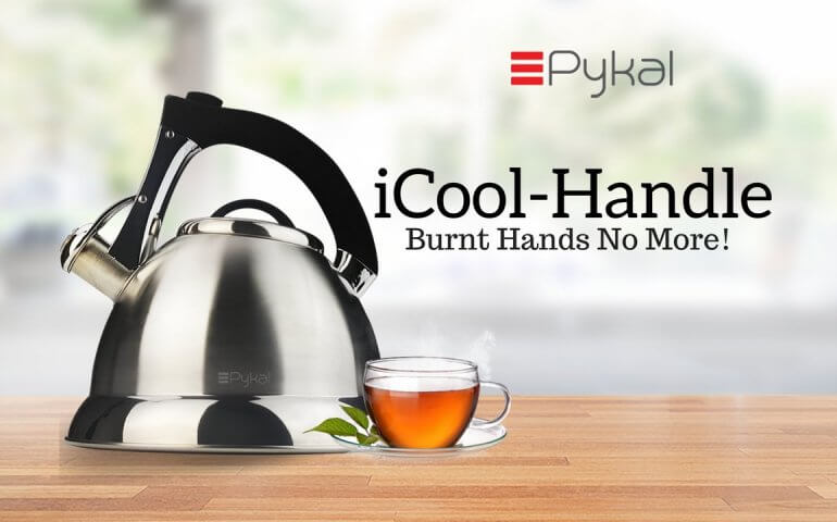 iCool Handle Whistling Kettle: Burnt Hands No More!