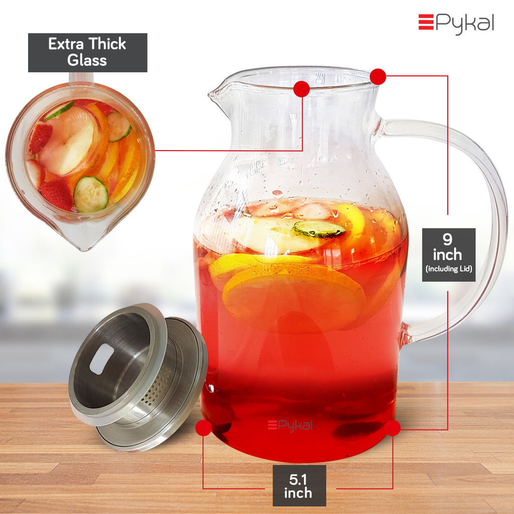 Plastic, Glass or Metal: What Material is Best for Your Pitcher? – Pykal